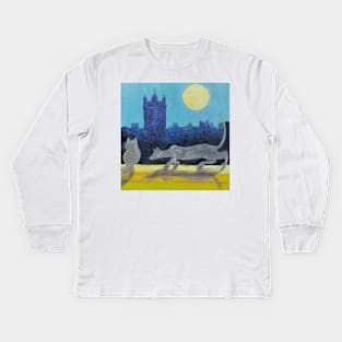 Full moon Kids Long Sleeve T-Shirt